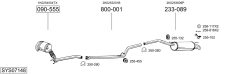 BOSAL SYS07148 — Sistem de evacuare complet