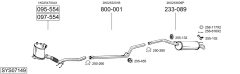 BOSAL SYS07149 — Sistem de evacuare complet