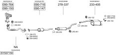 BOSAL SYS07150 — Sistem de evacuare complet