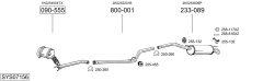BOSAL SYS07156 — Sistem de evacuare complet