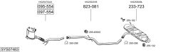 BOSAL SYS07483 — Sistem de evacuare complet