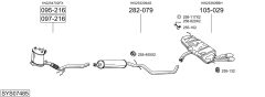 BOSAL SYS07485 — Sistem de evacuare complet