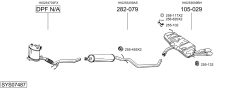 BOSAL SYS07487 — Sistem de evacuare complet