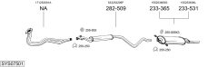BOSAL SYS07501 — Выхлопная система в сборе