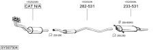 BOSAL SYS07504 — Выхлопная система в сборе