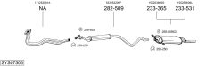BOSAL SYS07506 — Выхлопная система в сборе