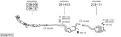 BOSAL SYS07570 — Sistem de evacuare complet
