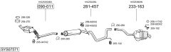 BOSAL SYS07571 — Sistem de evacuare complet