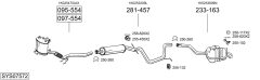 BOSAL SYS07572 — Sistem de evacuare complet