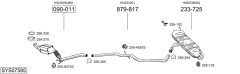 BOSAL SYS07585 — Sistem de evacuare complet