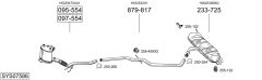 BOSAL SYS07586 — Sistem de evacuare complet