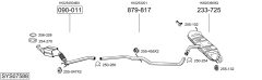 BOSAL SYS07588 — Sistem de evacuare complet