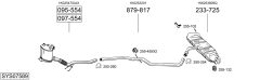 BOSAL SYS07589 — Sistem de evacuare complet