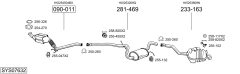 BOSAL SYS07632 — Sistem de evacuare complet