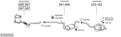 BOSAL SYS07633 — Sistem de evacuare complet