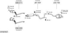 BOSAL SYS07637 — Sistem de evacuare complet