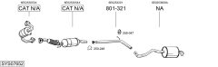 BOSAL SYS07652 — Выхлопная система в сборе