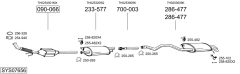BOSAL SYS07656 — Sistem de evacuare complet