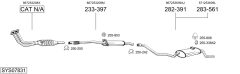 BOSAL SYS07831 — Sistem de evacuare complet