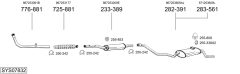 BOSAL SYS07832 — Sistem de evacuare complet