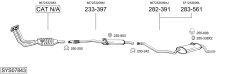 BOSAL SYS07843 — Sistem de evacuare complet