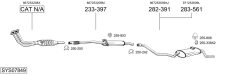 BOSAL SYS07849 — Sistem de evacuare complet