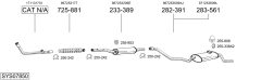 BOSAL SYS07850 — Sistem de evacuare complet