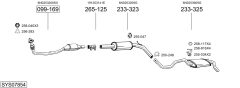 BOSAL SYS07854 — Sistem de evacuare complet