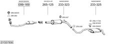 BOSAL SYS07858 — Sistem de evacuare complet