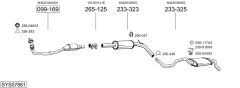 BOSAL SYS07861 — Sistem de evacuare complet