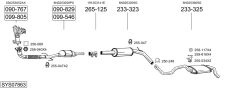 BOSAL SYS07863 — Sistem de evacuare complet