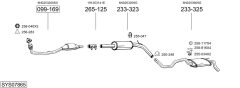 BOSAL SYS07865 — Sistem de evacuare complet