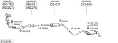 BOSAL SYS07871 — Sistem de evacuare complet