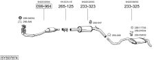 BOSAL SYS07874 — Sistem de evacuare complet