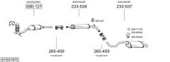 BOSAL SYS07875 — Sistem de evacuare complet