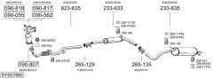 BOSAL SYS07880 — Sistem de evacuare complet