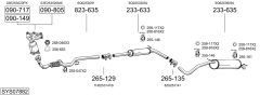 BOSAL SYS07882 — Sistem de evacuare complet