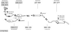 BOSAL SYS07903 — Выхлопная система в сборе