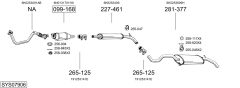 BOSAL SYS07906 — Выхлопная система в сборе