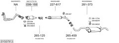 BOSAL SYS07913 — Выхлопная система в сборе