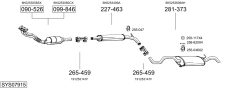 BOSAL SYS07915 — Выхлопная система в сборе