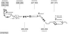 BOSAL SYS07923 — Sistem de evacuare complet