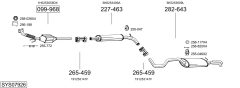BOSAL SYS07926 — Sistem de evacuare complet
