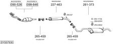 BOSAL SYS07930 — Sistem de evacuare complet