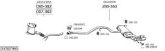 BOSAL SYS07965 — Выхлопная система в сборе