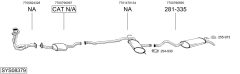 BOSAL SYS08379 — Sistem de evacuare complet