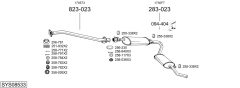 BOSAL SYS08533 — Sistem de evacuare complet