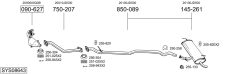 BOSAL SYS08643 — Sistem de evacuare complet