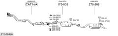 BOSAL SYS08890 — Выхлопная система в сборе