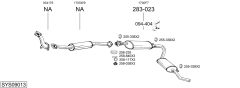 BOSAL SYS09013 — Sistem de evacuare complet